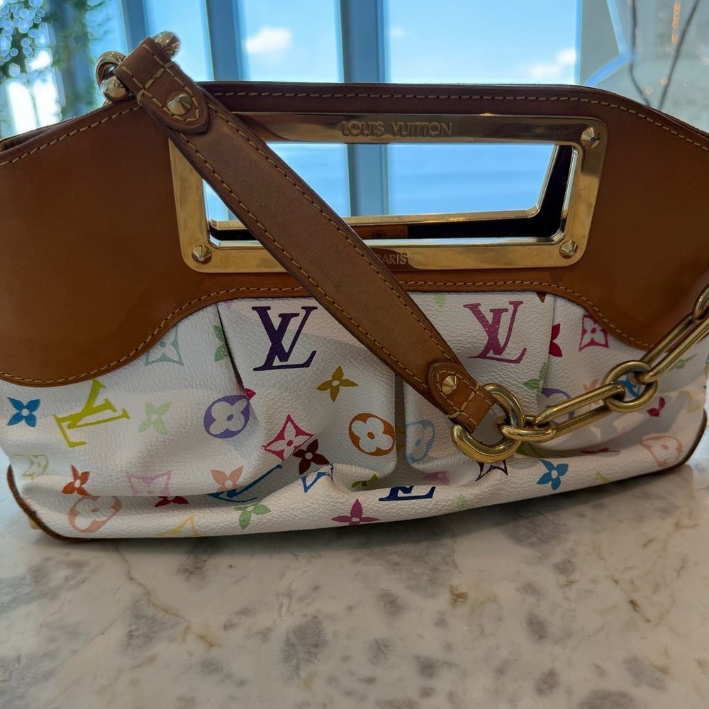 Louis Vuitton Judy Murakami Multicolor Monogram leather Bag - Picture 3 of 17